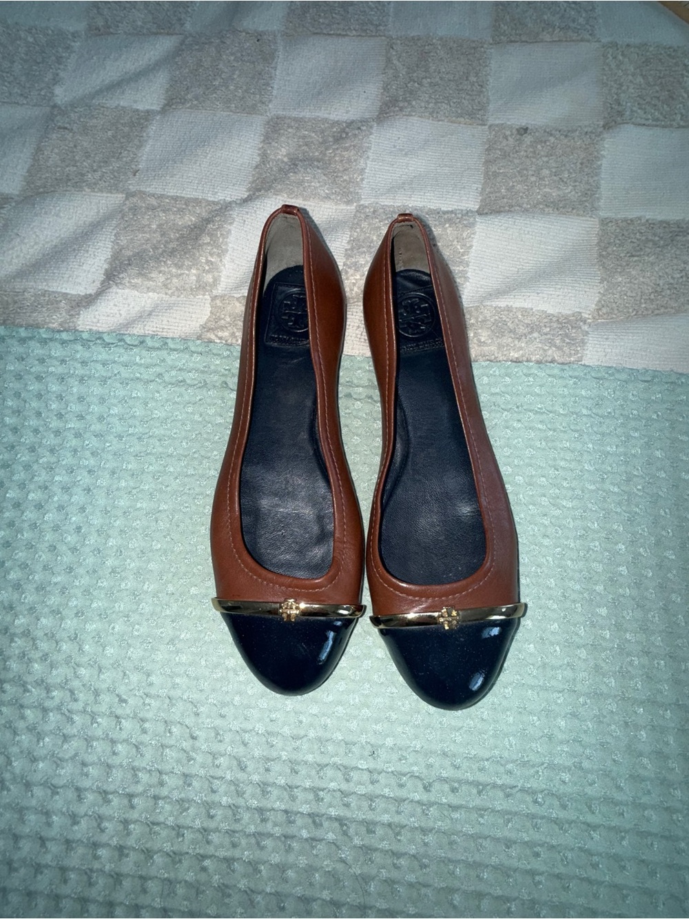 Tory Burch Pacey cap-toe ballet flats 8.5‎
